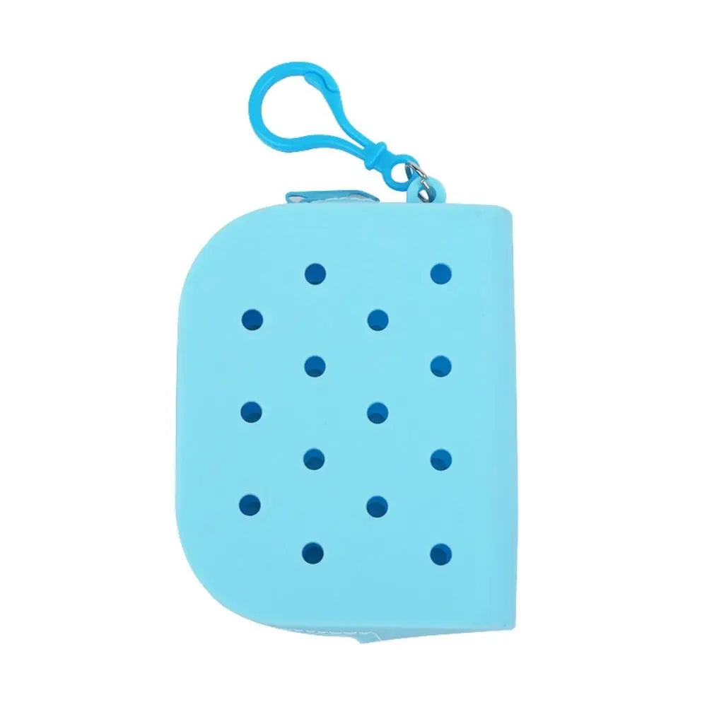 Croxi Mini Wallet – Silicone Mini Wallet with Holes and Zipper