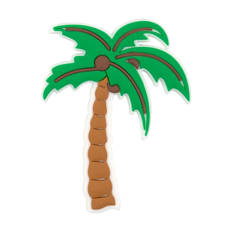 Croxi Charm Beach – Decorative Coconut, Lemon & Flamingo Charm for Bag