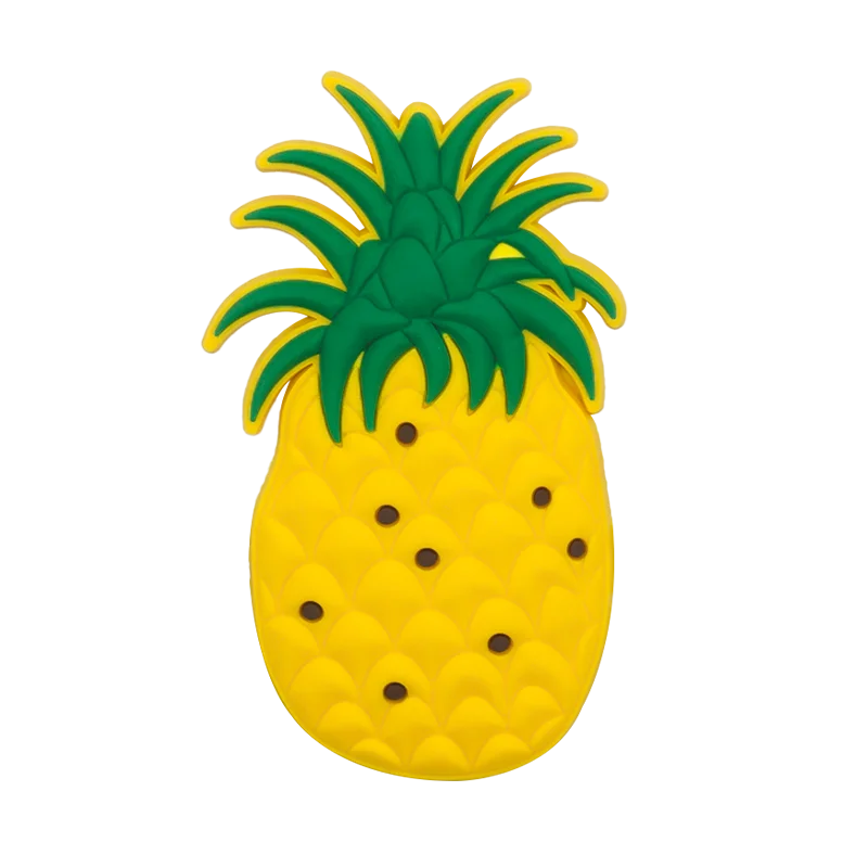 Croxi Charm Mode – Decorative Coffee, Lemon & Pineapple Charms for Handbags