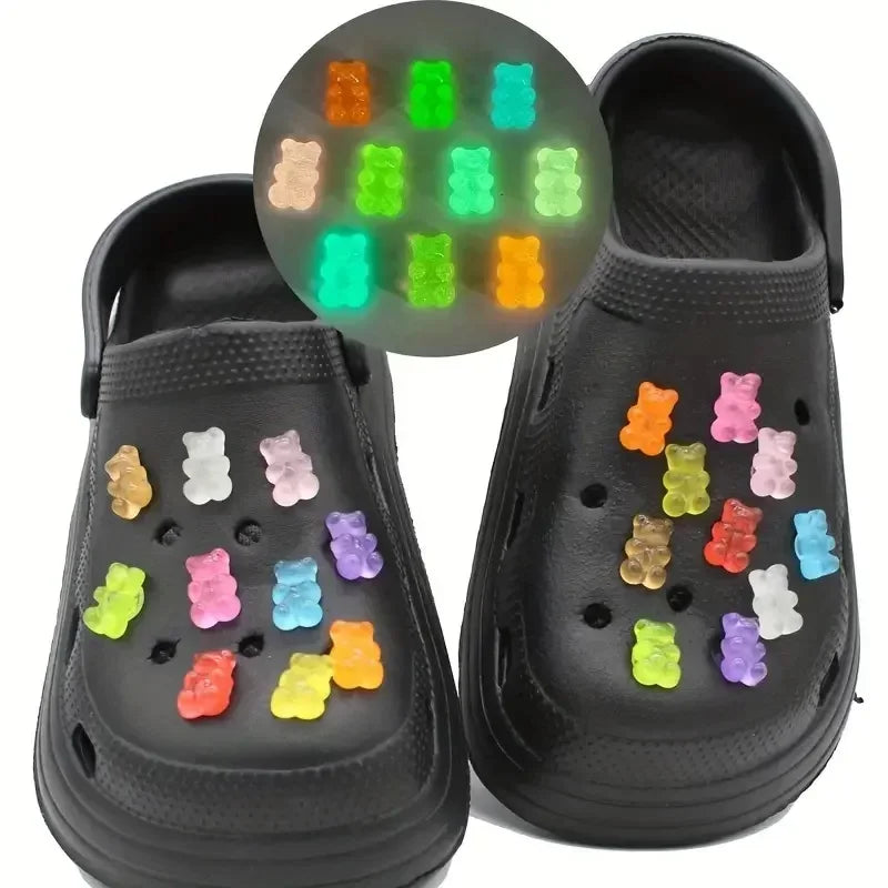 Croxi Jelly Bear Charm – Luminous DIY Charms Set for Bag & Accessories