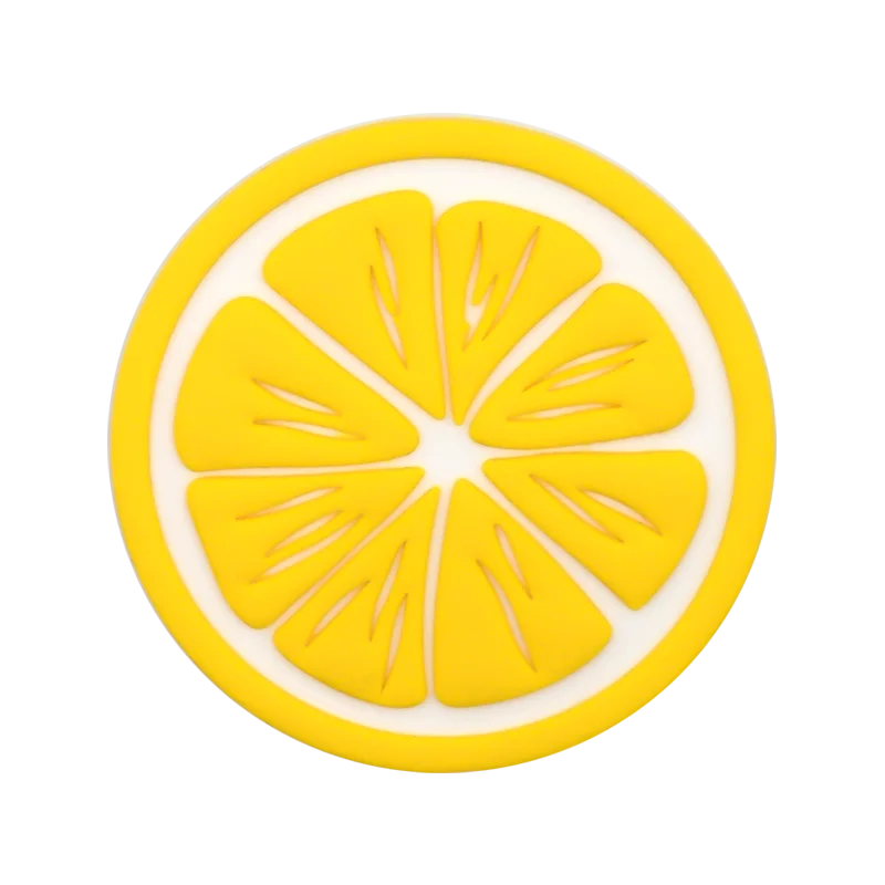 Croxi Charm Mode – Decorative Coffee, Lemon & Pineapple Charms for Handbags