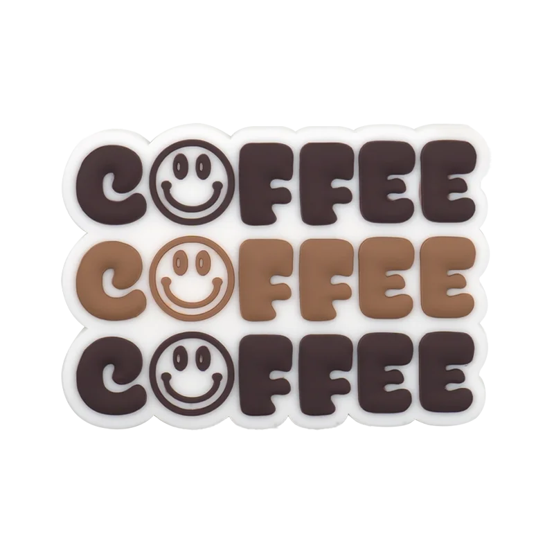 Croxi Charm Mode – Decorative Coffee, Lemon & Pineapple Charms for Handbags