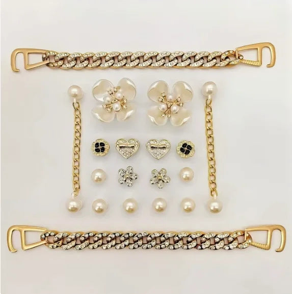 Set Charms Butterflies & Detachable Bows – Bag Decorations