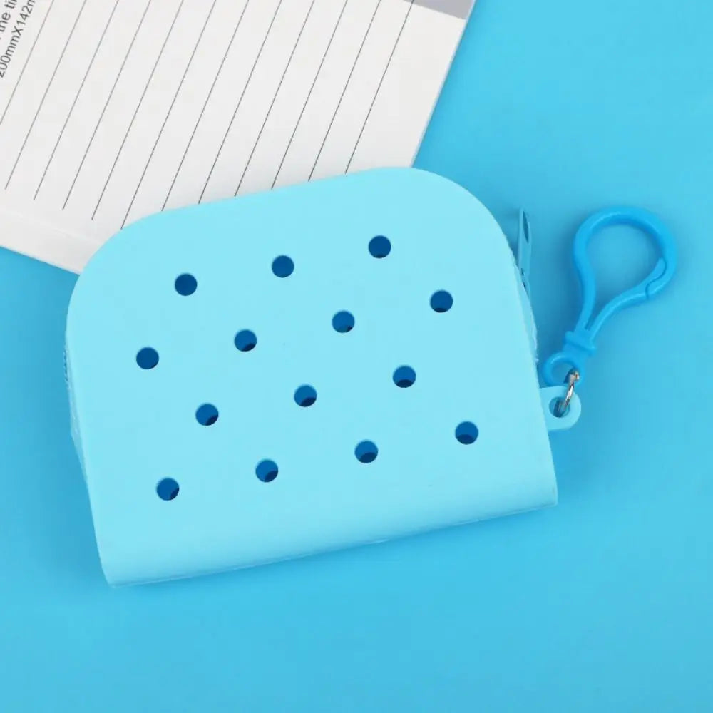Croxi Mini Wallet – Silicone Mini Wallet with Holes and Zipper
