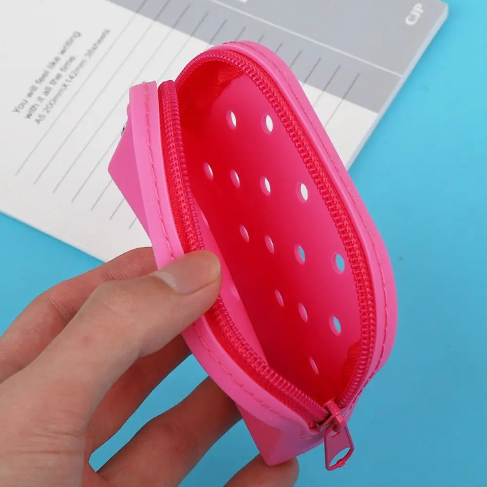 Croxi Mini Wallet – Silicone Mini Wallet with Holes and Zipper