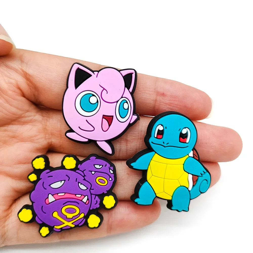 CROXi Charm Pokémon – Set of 20 or 27 Pikachu Decorations for Bags & Clogs