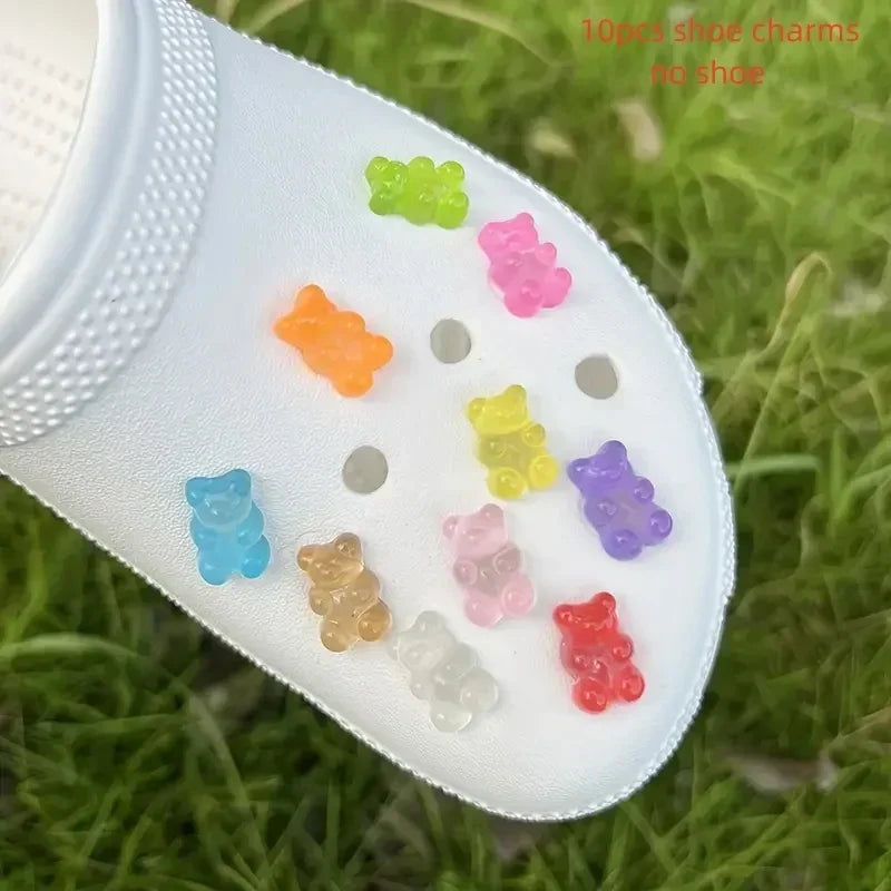Croxi Jelly Bear Charm – Luminous DIY Charms Set for Bag & Accessories