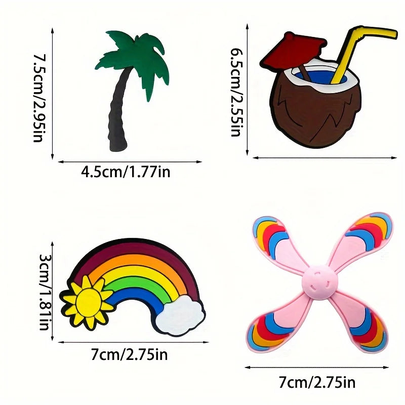 Croxi Charms – Set of 8 Charms for Beach Bag & Accessories