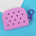 Croxi Mini Wallet – Silicone Mini Wallet with Holes and Zipper