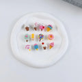 CROXi Gourmet Charm – Set of 12 Ice Cream & Donut Decorations for Hole Bags