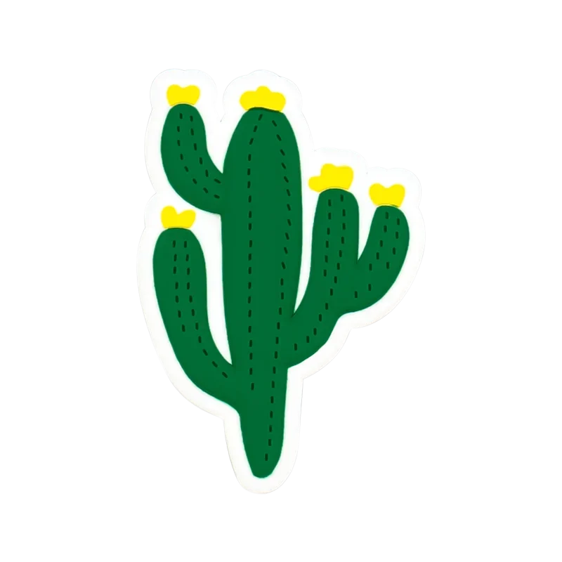 Croxi Charm Fruits & Plants – Decorative Cactus, Rainbow & Fruit Bag Charm